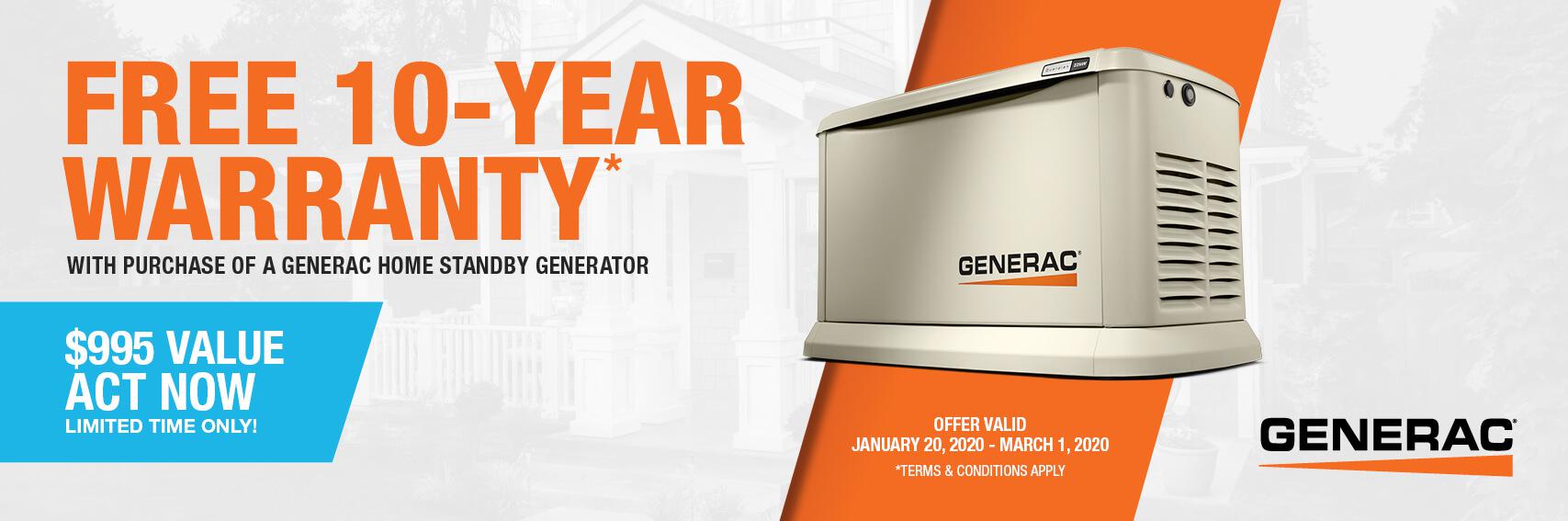 Homestandby Generator Deal | Warranty Offer | Generac Dealer | North Salem, NY
